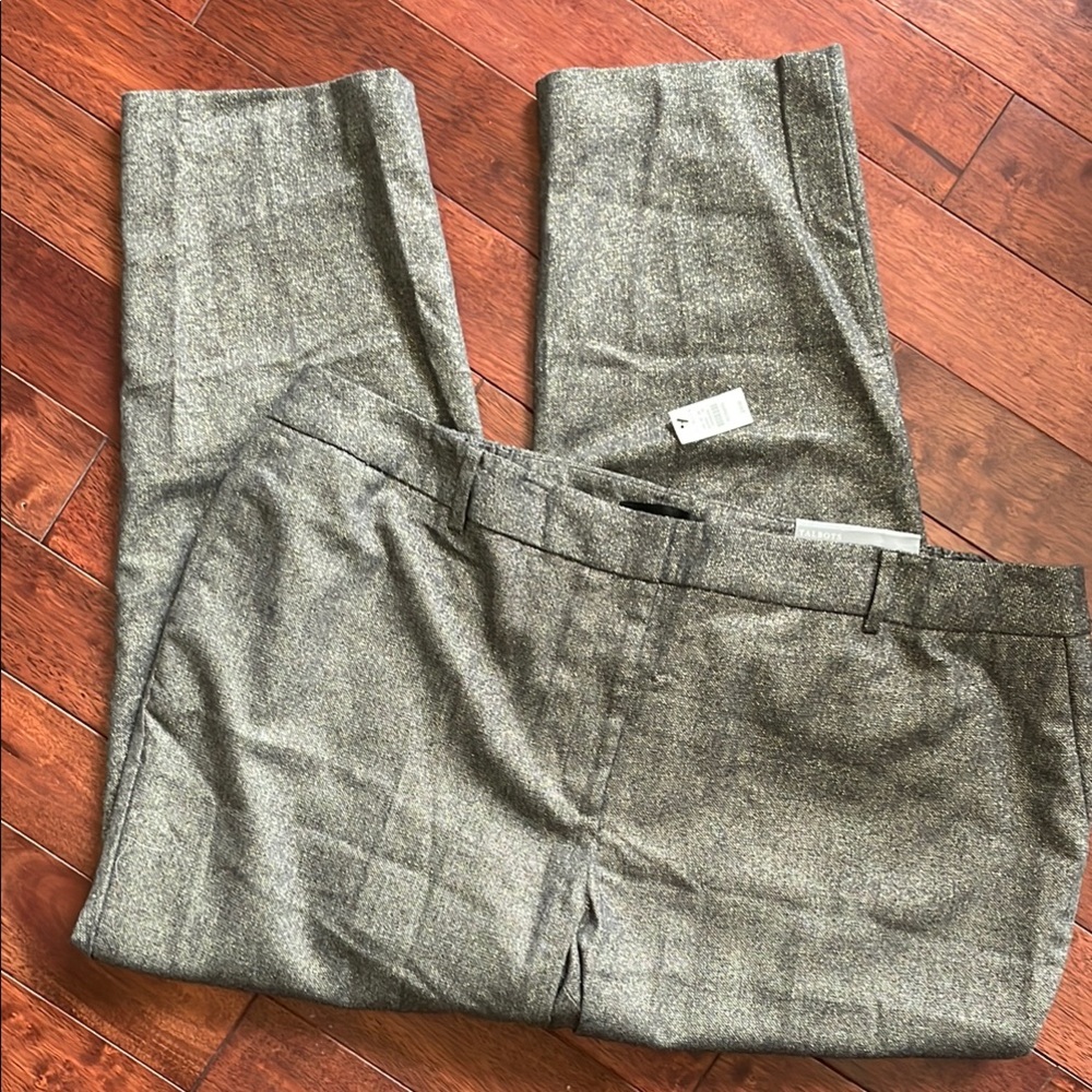 Women's Metallic Gray Dress Pants